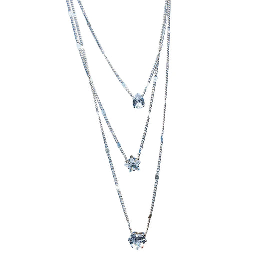 Sparkling Heart Pendant Necklace