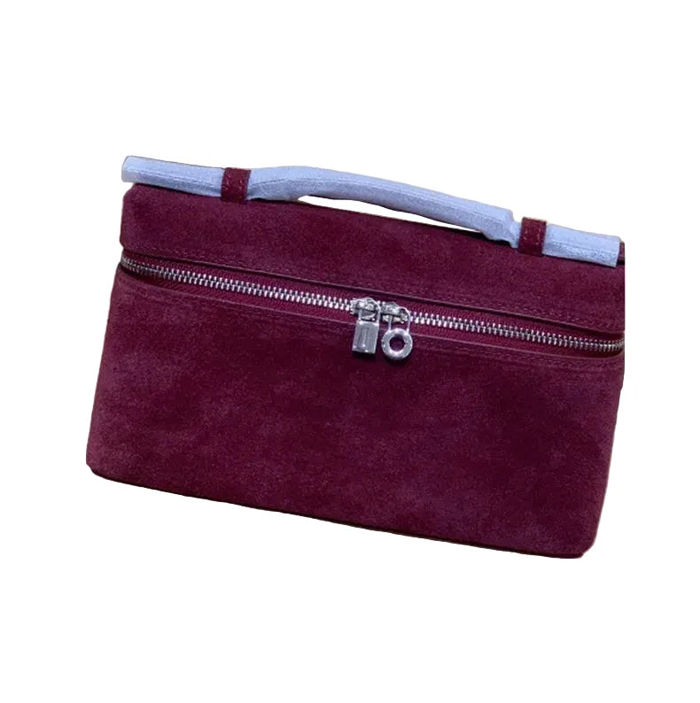 Genuine Suede Leather Handbag