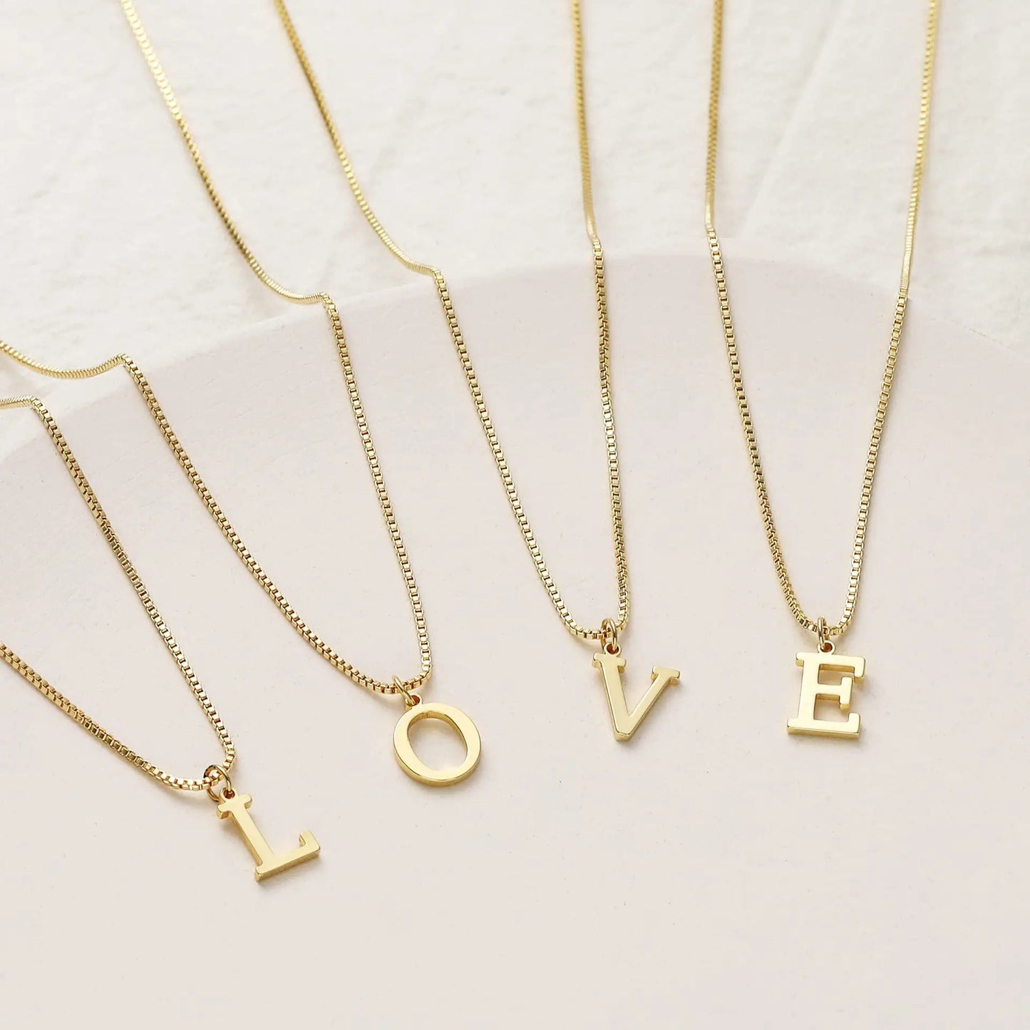 A–Z Initial Gold Necklace