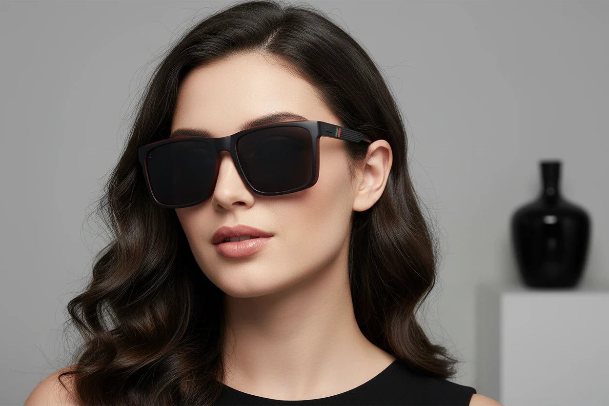 Polarised Square Sunglasses