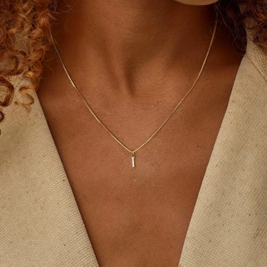 A–Z Initial Gold Necklace
