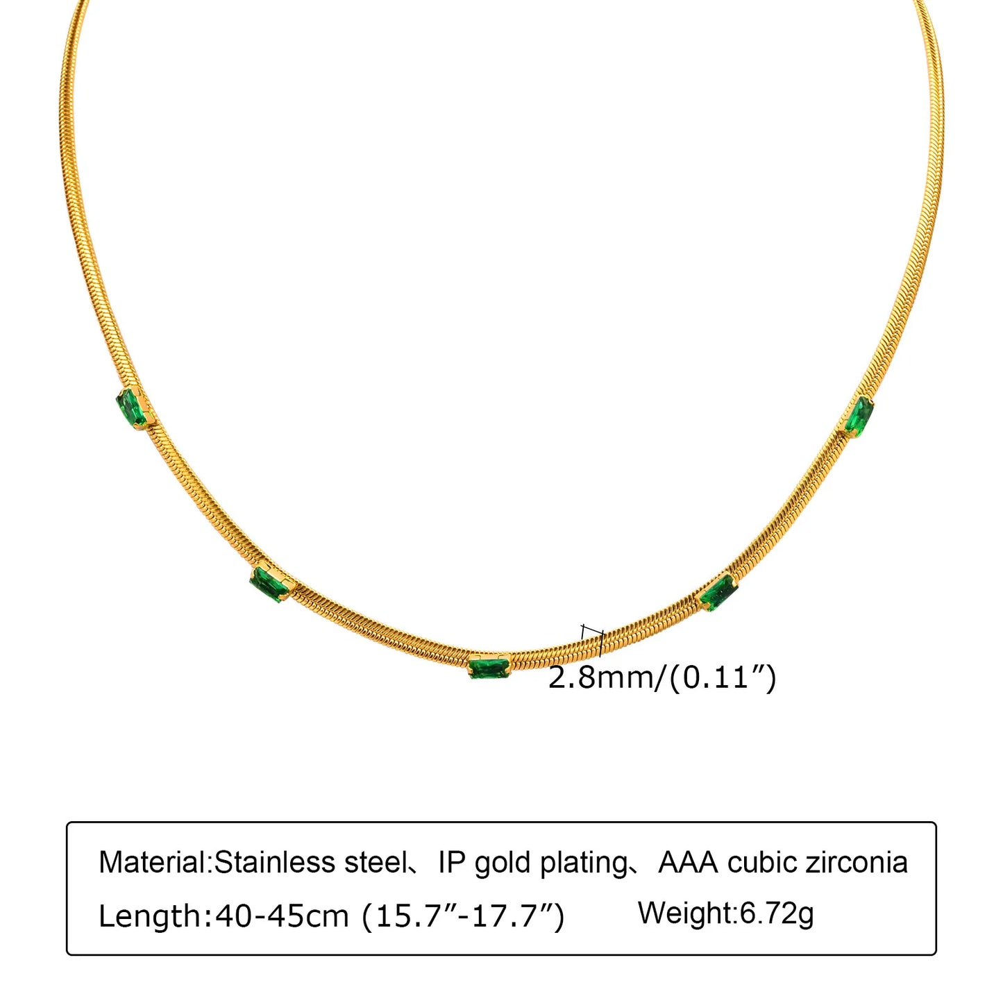 Green Zircon Pendant