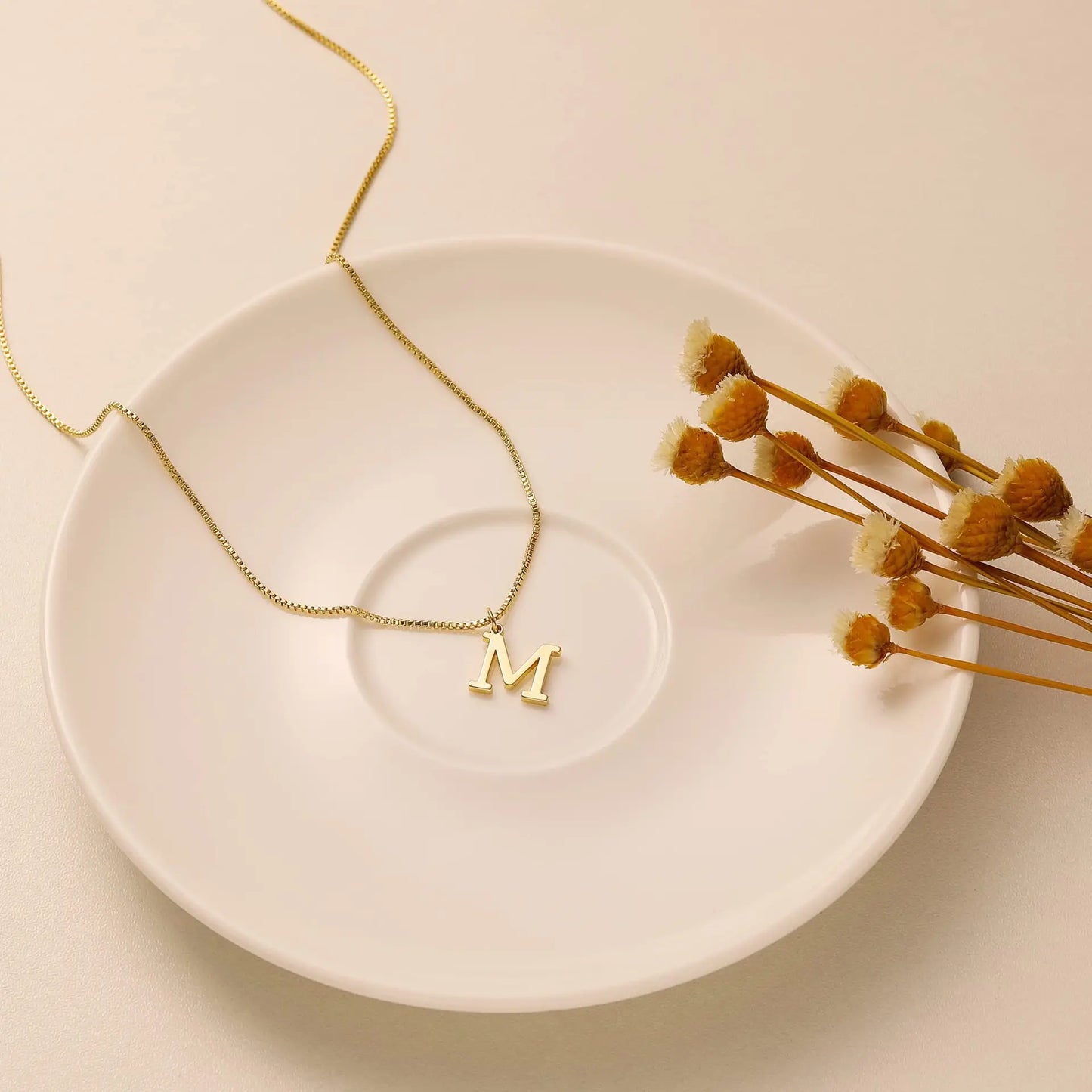 A–Z Initial Gold Necklace