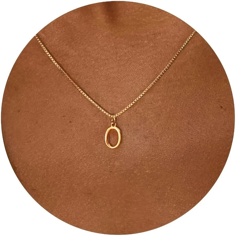 A–Z Initial Gold Necklace