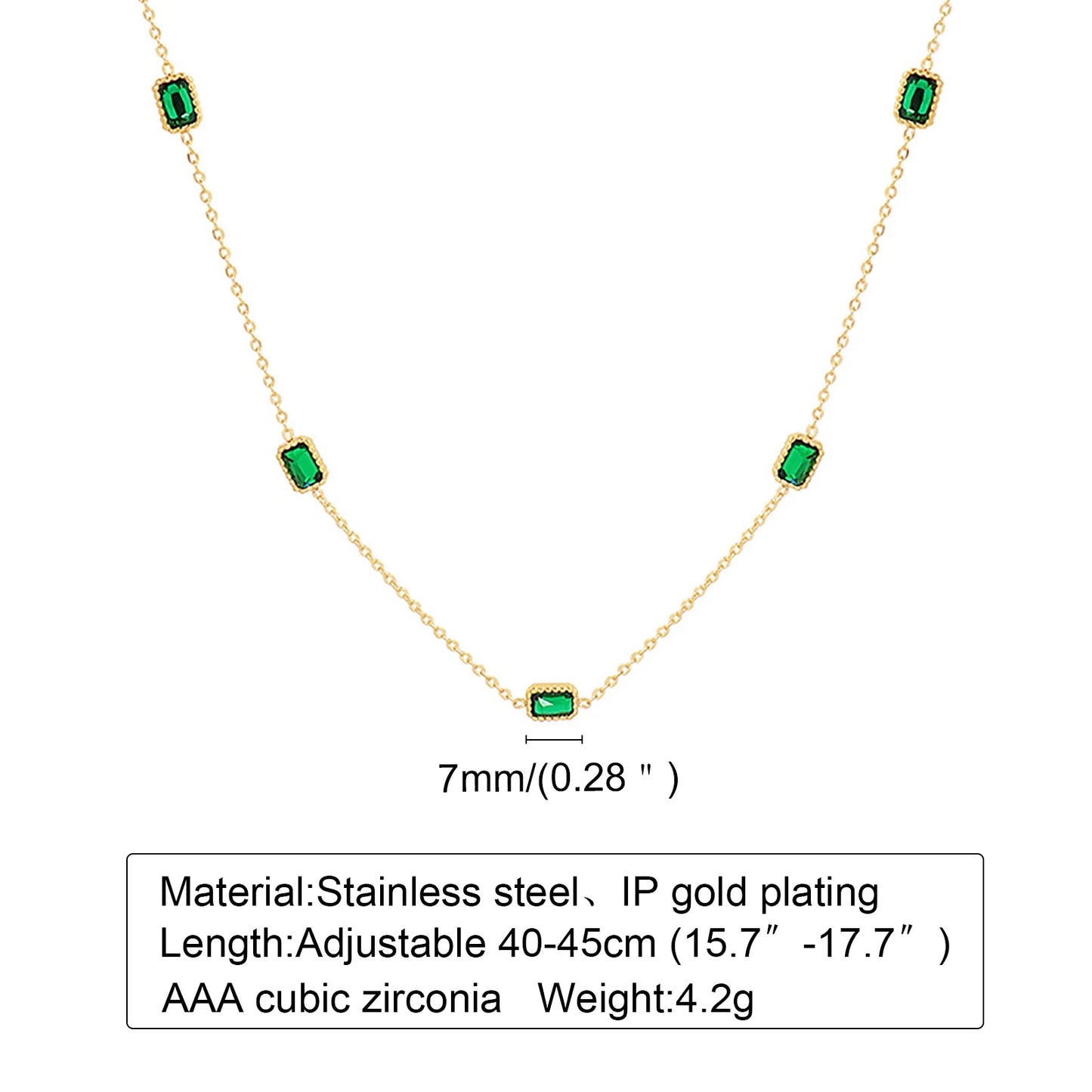 Green Zircon Pendant