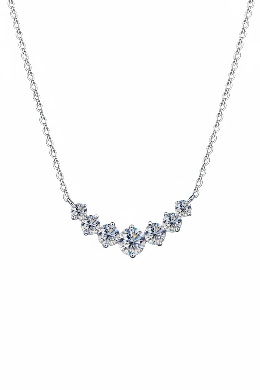 Moissanite Oval Pendant