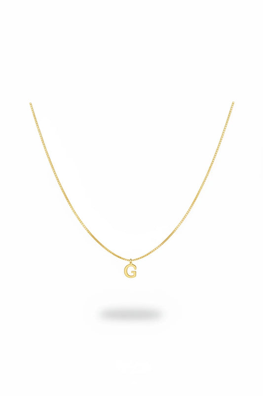 A–Z Initial Gold Necklace