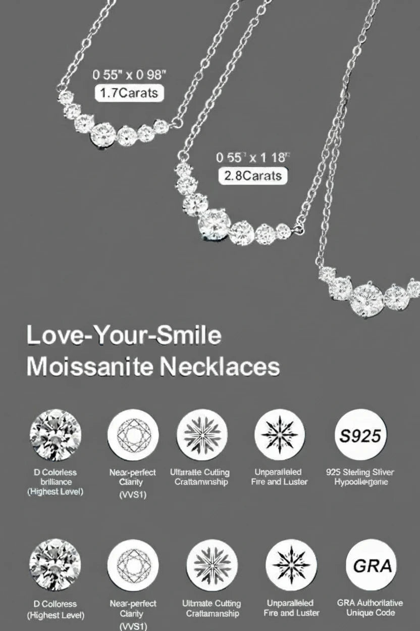 Moissanite Oval Pendant