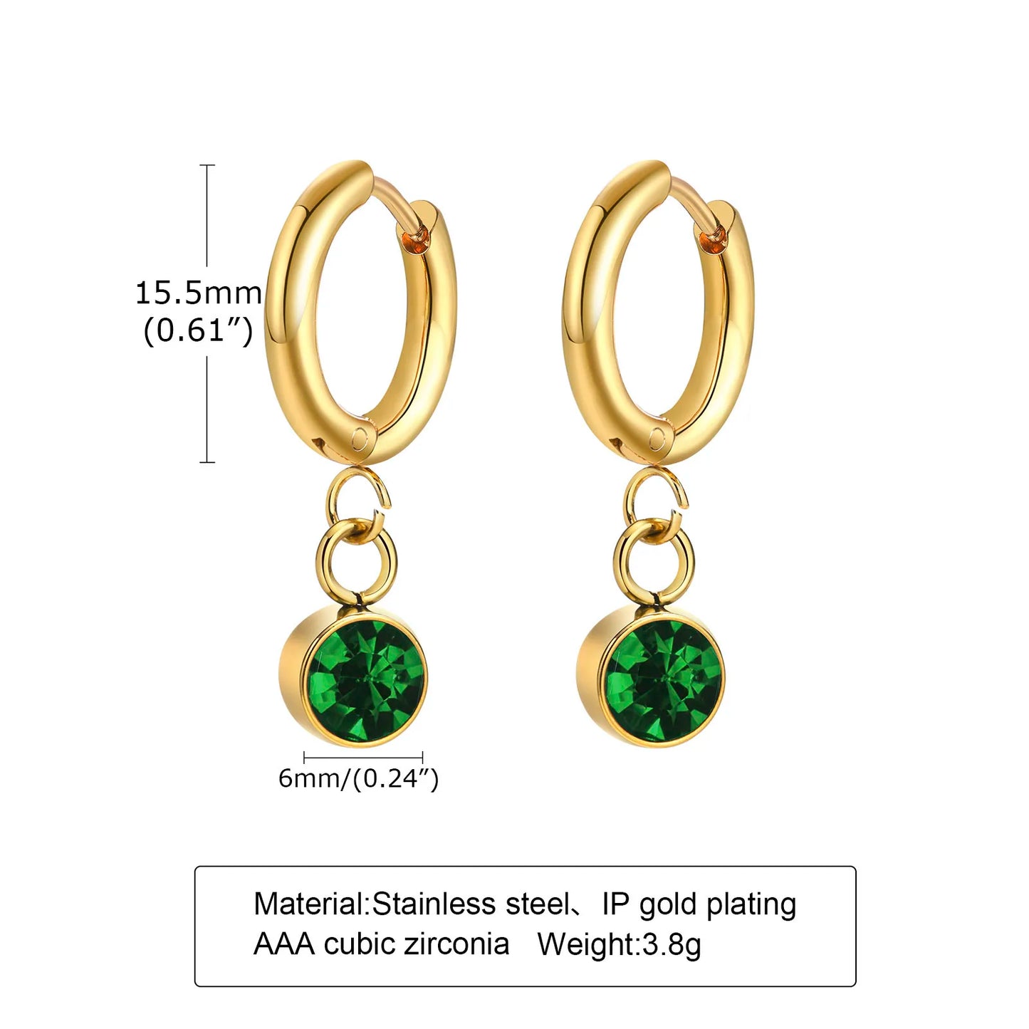 Green Zircon Pendant